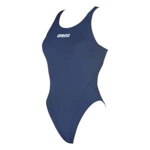 Arena купальник женский спортивный W Solid Swim Tech High L