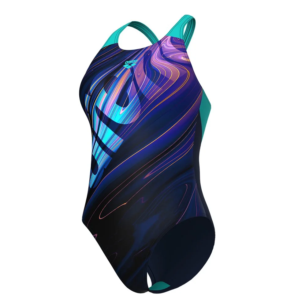 Arena купальник женский спортивный Flow swimsuit — изображение 3