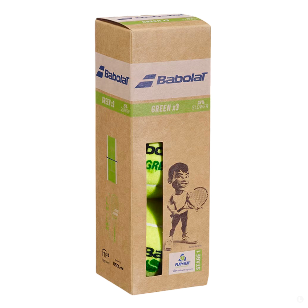 Babolat мячи теннисные Green х3 (24)