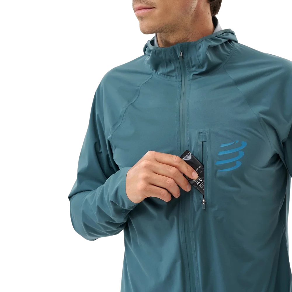 Compressport куртка мужская Tempest Waterproof Jacket M — изображение 4