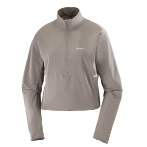 Salomon кофта женская Sense Aero Hybrid Cropped