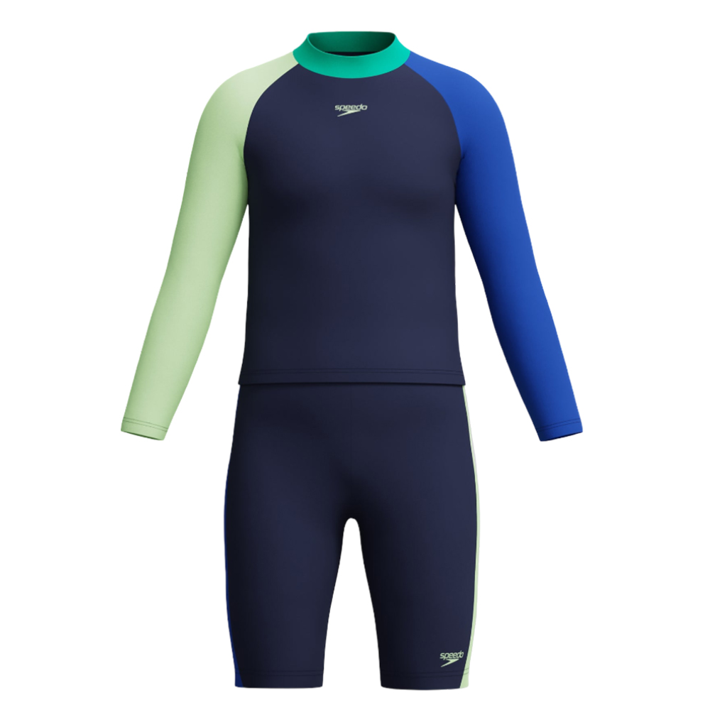 Speedo костюм для плавания детский L/s clrblck