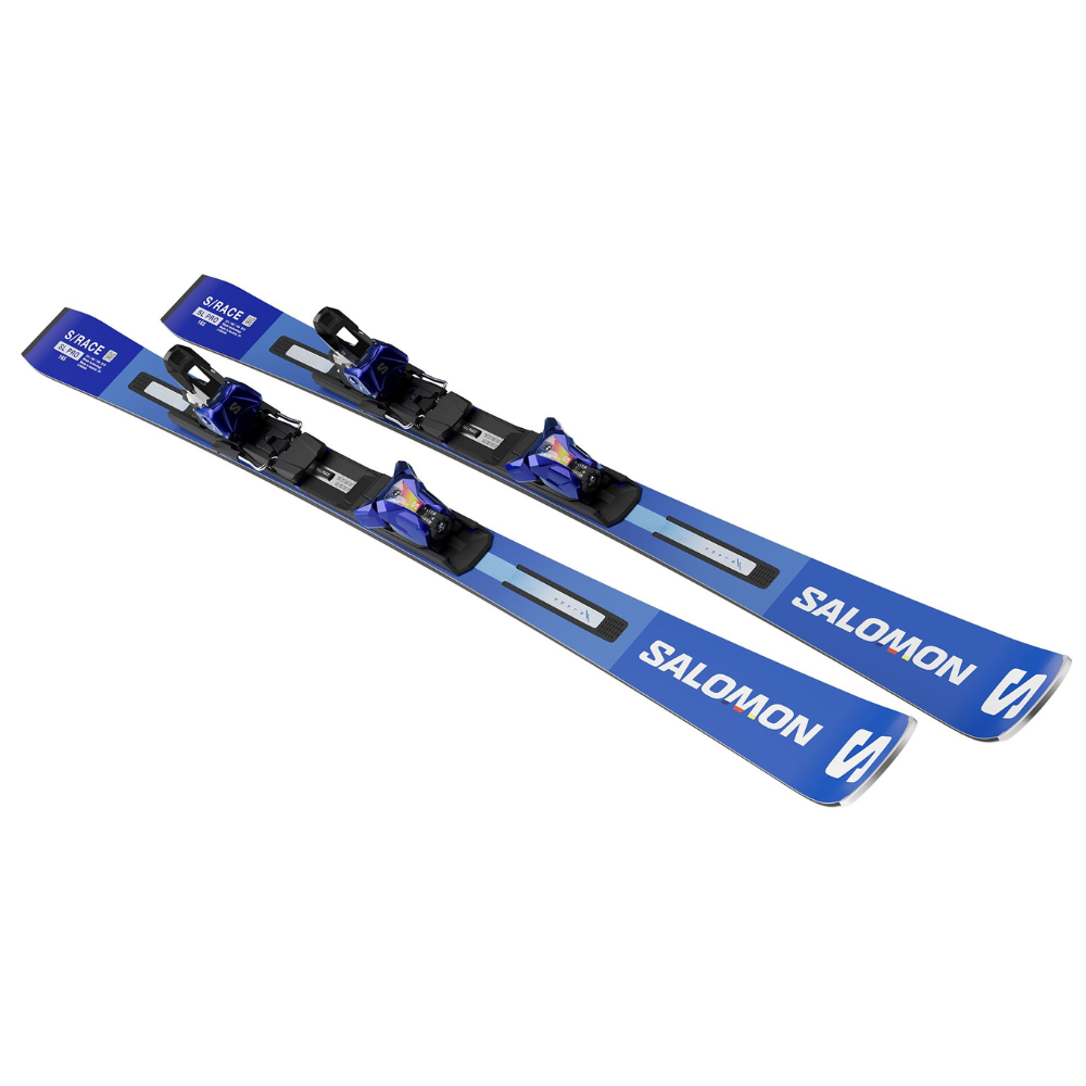 Salomon лыжи горные I S/Race Sl Pro + P I12 Gw blue-white W Br — изображение 2