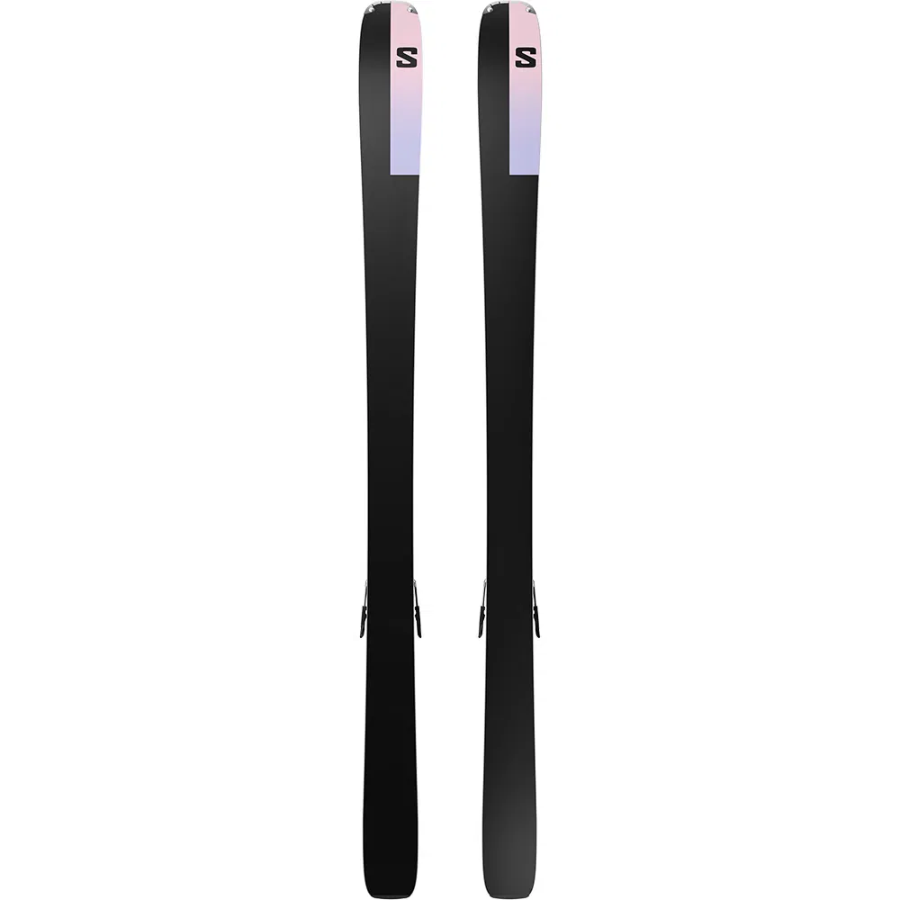 Salomon лыжи горные женские E Stance W 84 + E M11 Gw black grey L90 — изображение 3