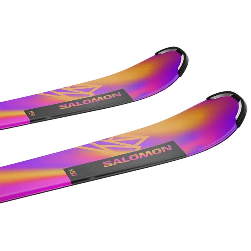 Salomon лыжи горные L Lux Jr S + L C5 Gw black-silver met. J75 — изображение 3