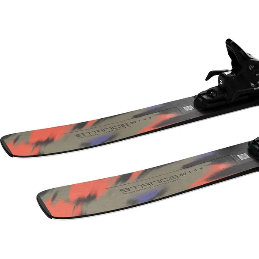 Salomon лыжи горные E Stance 80 + E M10 Gw black L80 — изображение 5