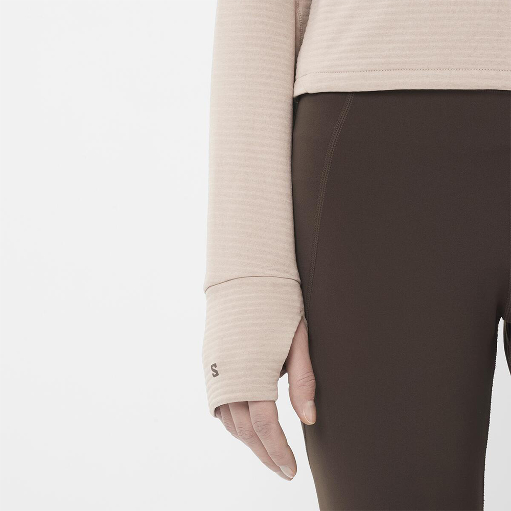 Salomon толстовка женская Sntial Lightwarm — изображение 4