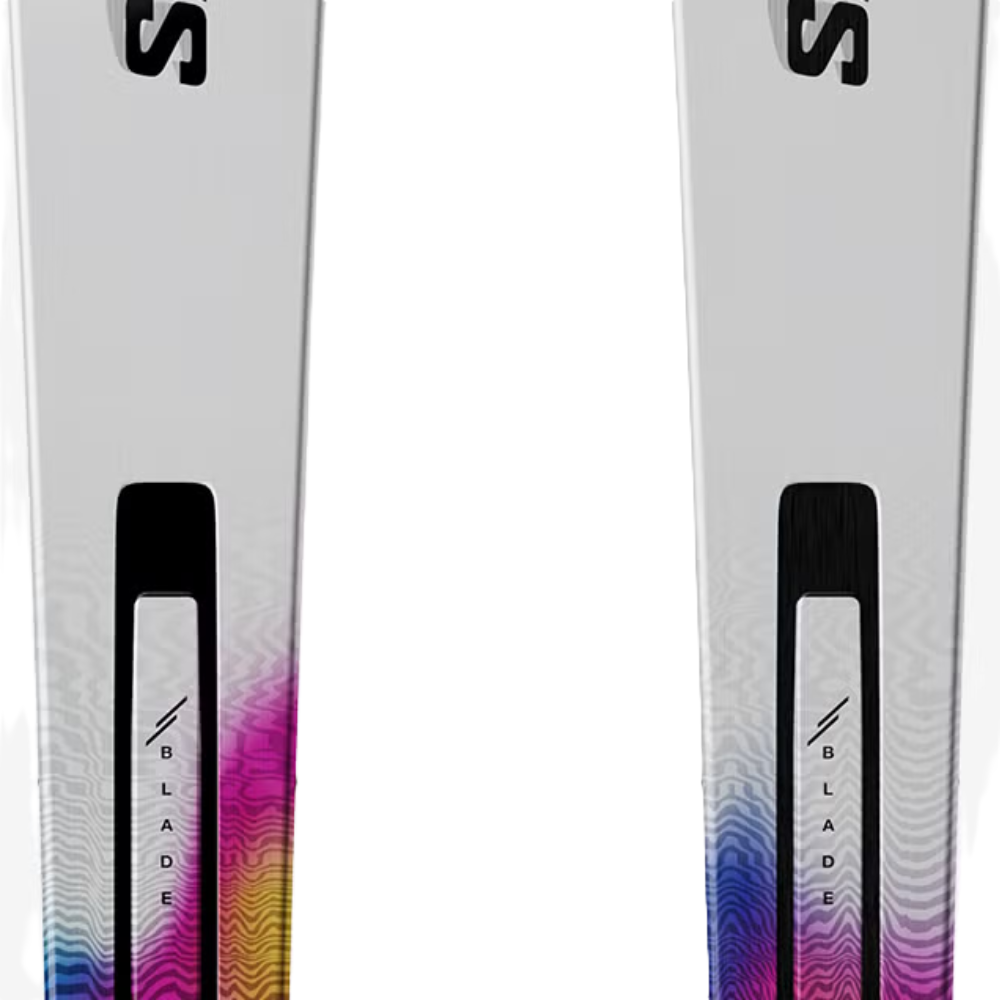 Salomon лыжи горные E Addikt + E Mi12 Gw white-black F80 — изображение 5