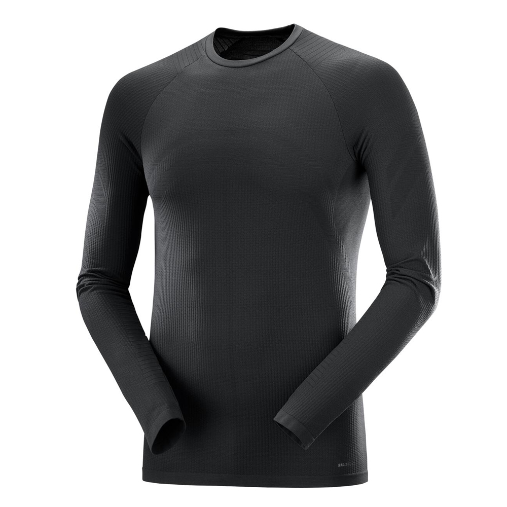 Salomon термобелье футболка с дл.р. мужская Essential seamless
