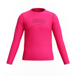 Speedo футболка для плавания детская L/s clsc logo