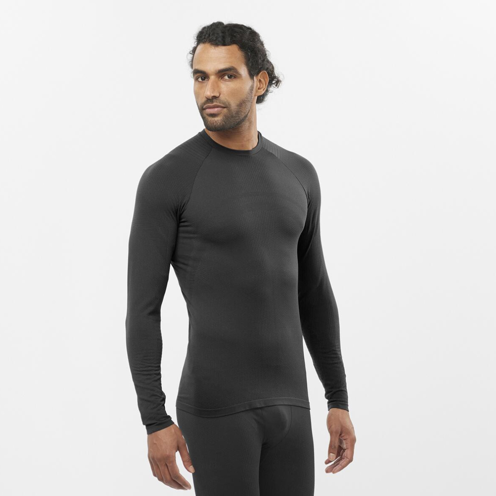 Salomon термобелье футболка с дл.р. мужская Essential seamless — изображение 2