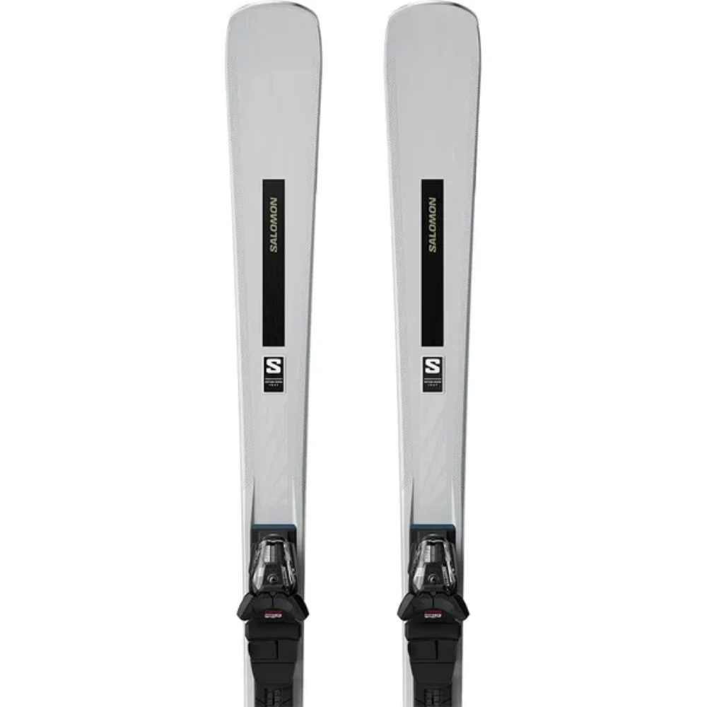 Salomon лыжи горные женские E S/Max N°10 + E M10 Gw black-chrome L80 — изображение 5