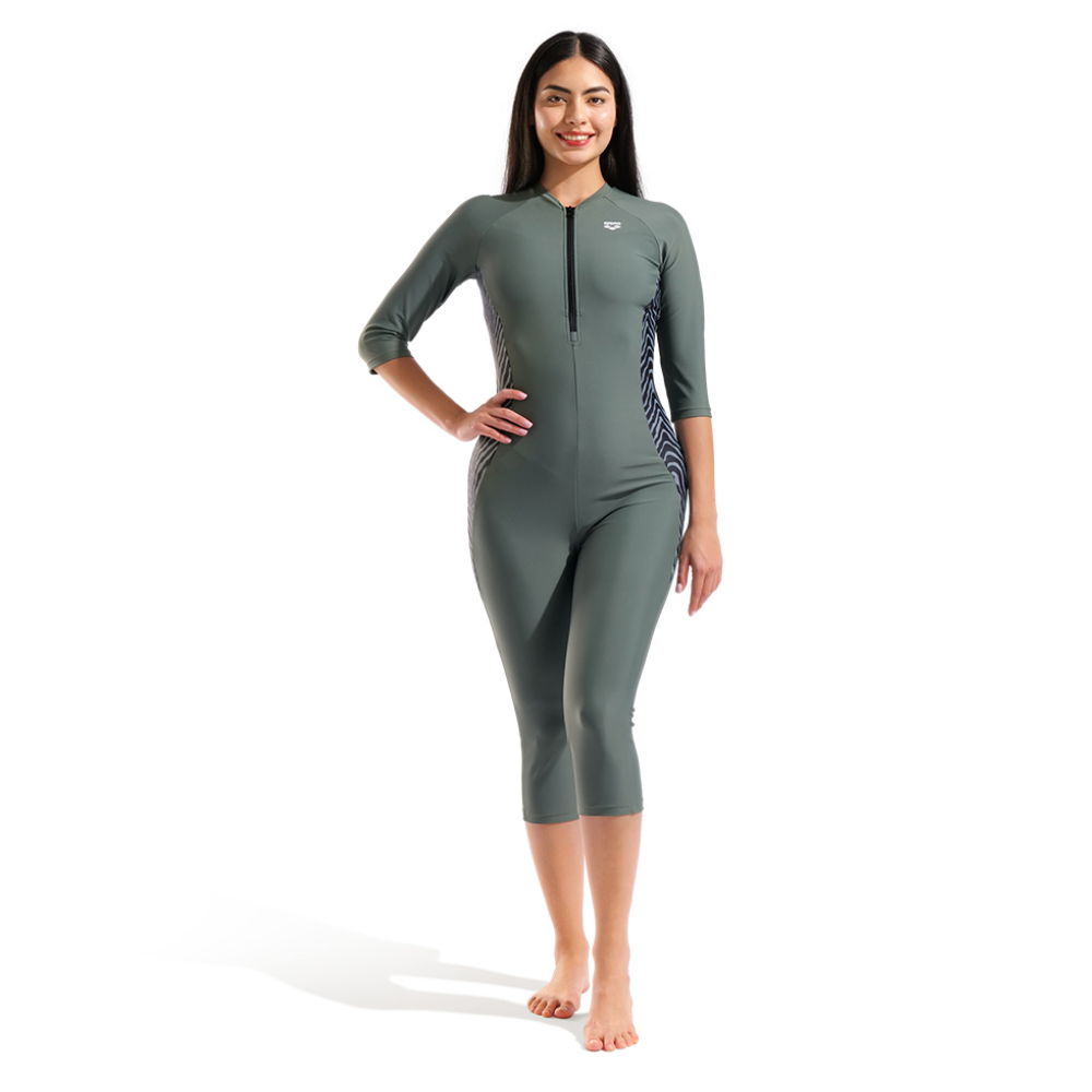 Arena купальник женский пляжный 3/4 sleeves slimkini — изображение 5
