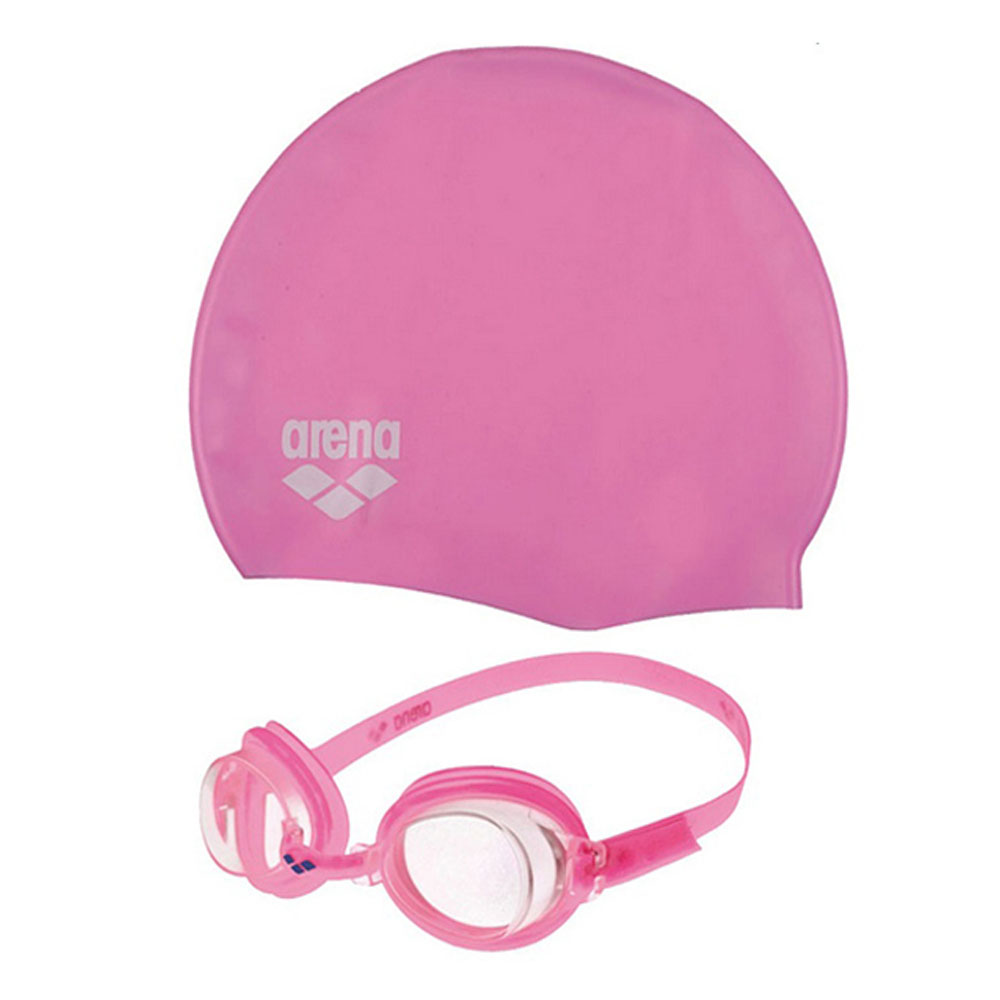 Arena очки + шапочка детские Pool jr set