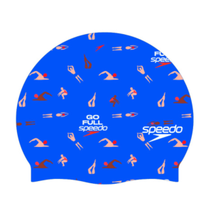 Speedo шапочка для плавания Slogan prt