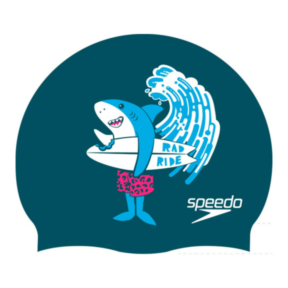 Speedo шапочка для плавания детская Slogan prt Speedo