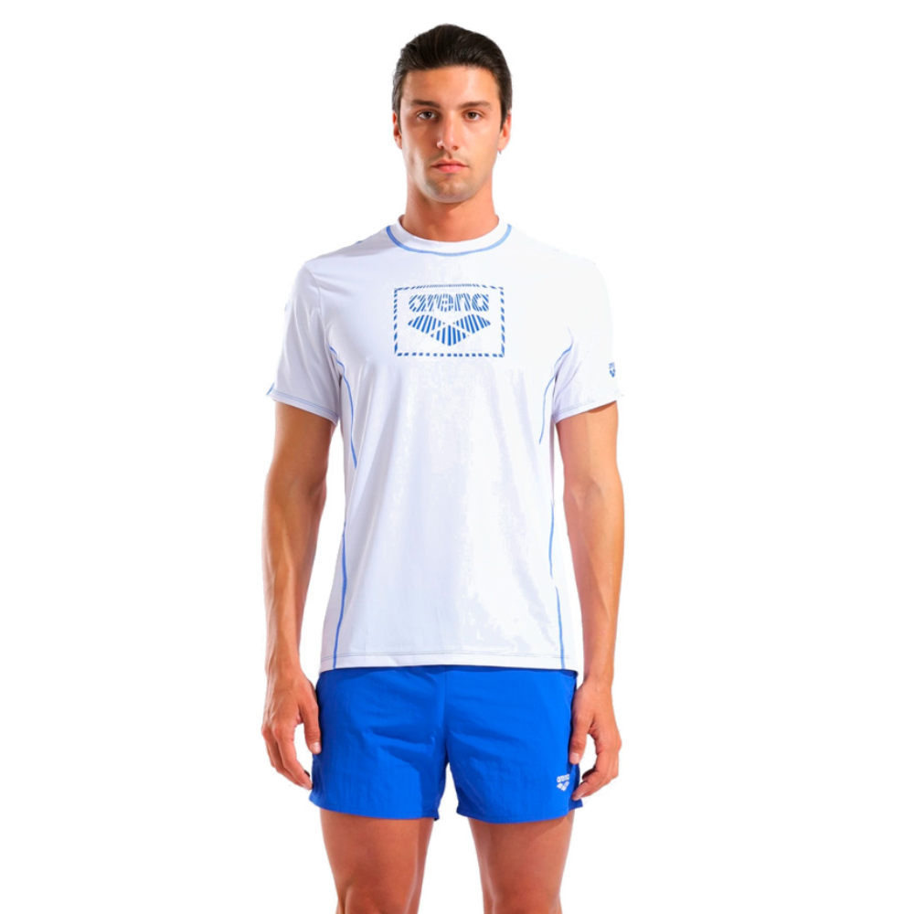 Arena футболка для плавания мужская Arena s/s swim shirt