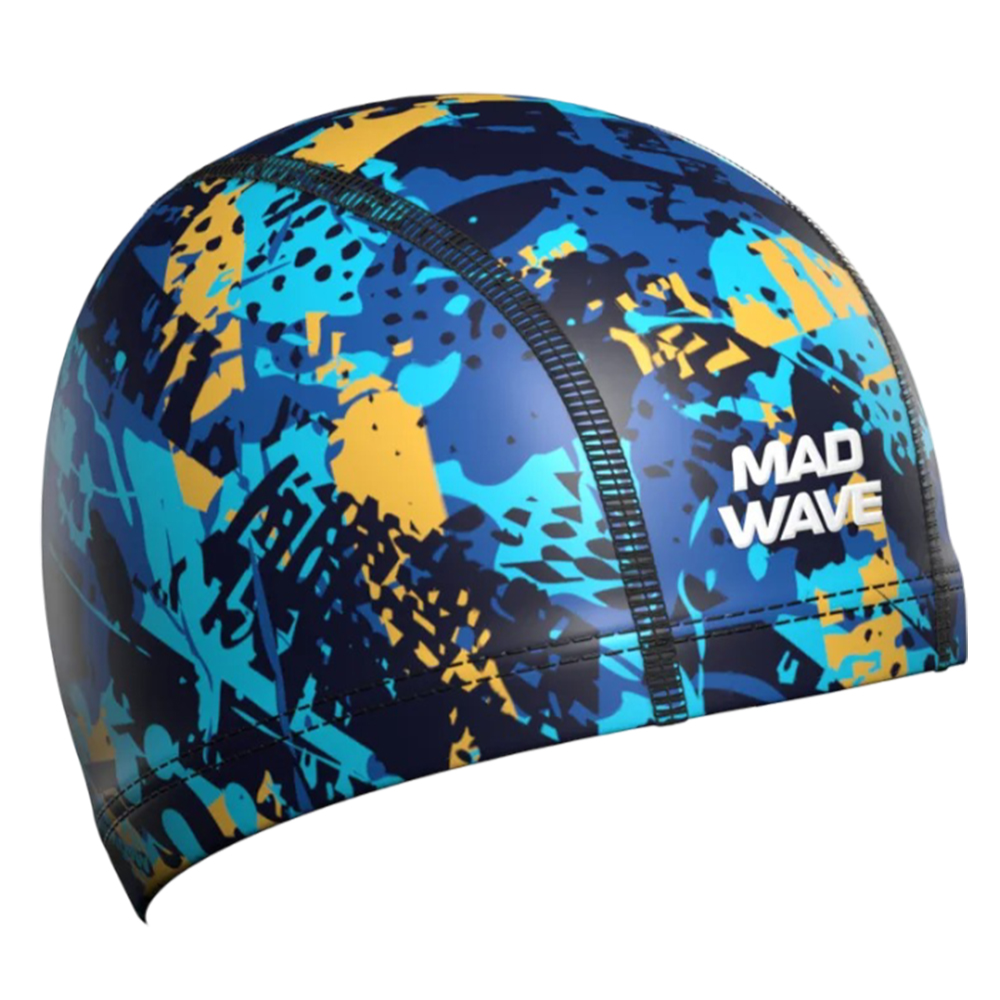 Madwave шапочка для плавания тканевая Lycra printed