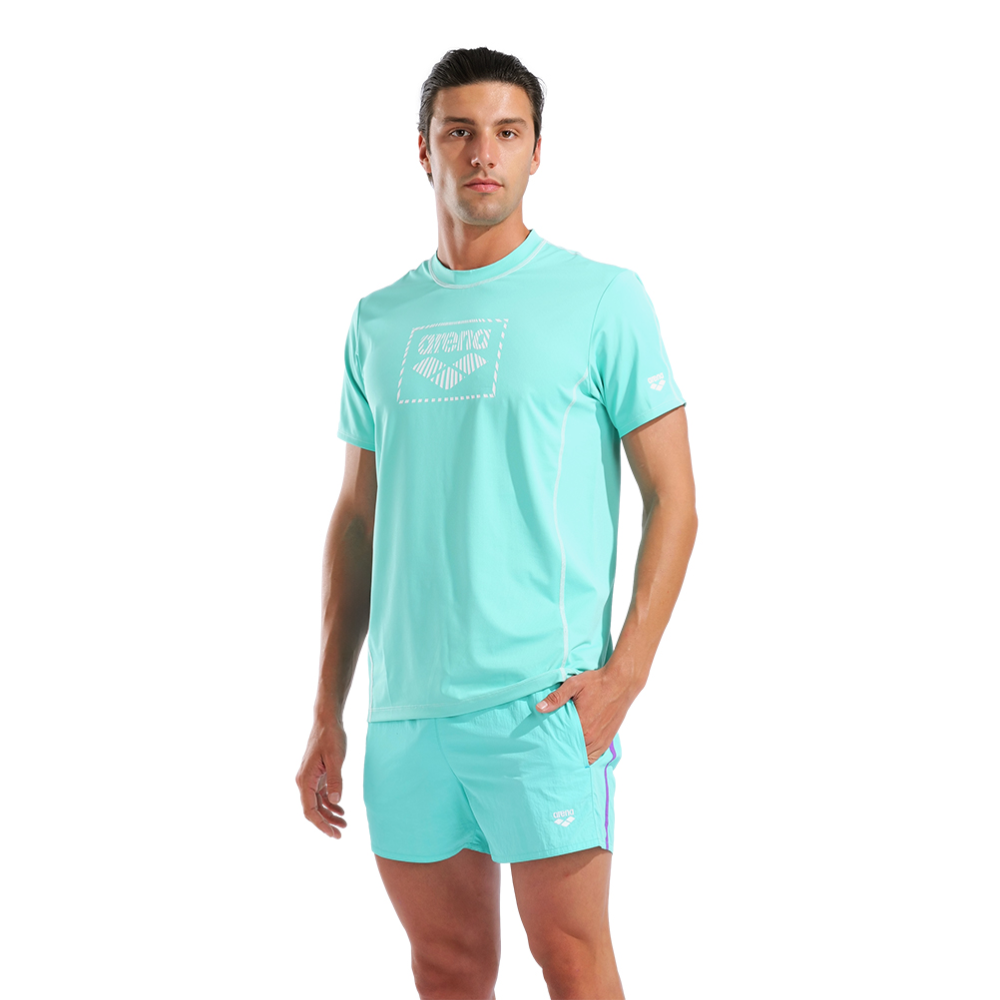 Arena футболка для плавания мужская Arena s/s swim shirt — изображение 3