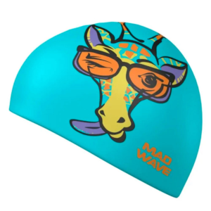 Madwave шапочка для плавания детская Giraffe