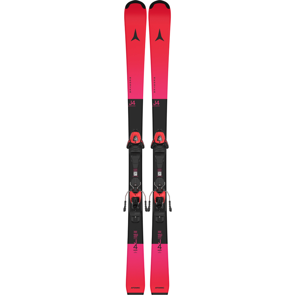 Atomic лыжи горные детские L Redster J4 Jtm + L L 6 Gw Ca red-black