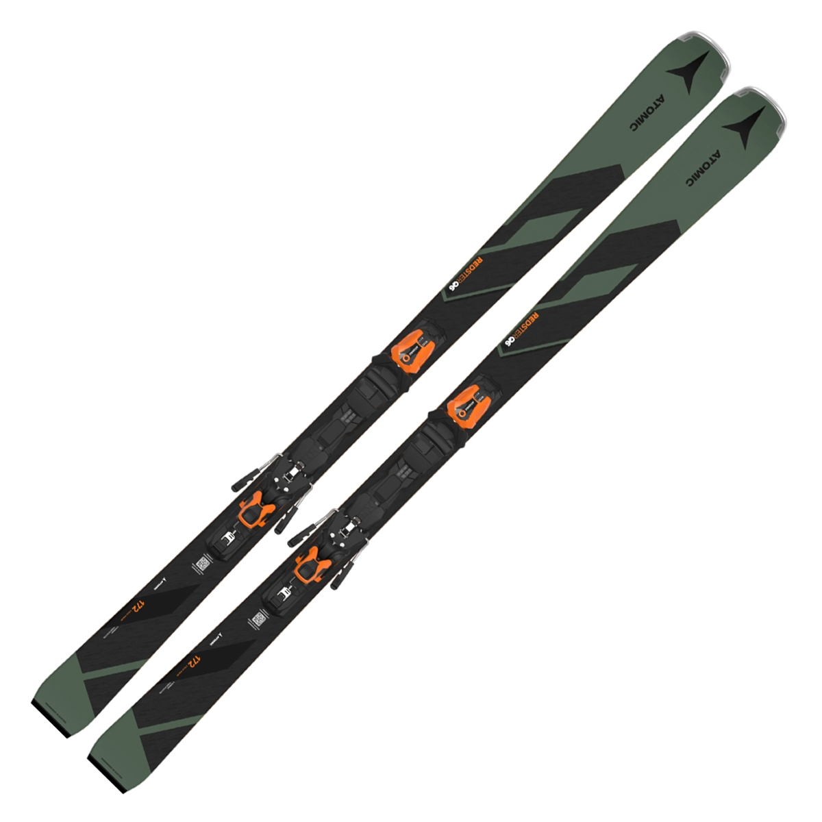 Atomic лыжи горные E Redster Q6 Pt + E Mi 12 Gw black-orange