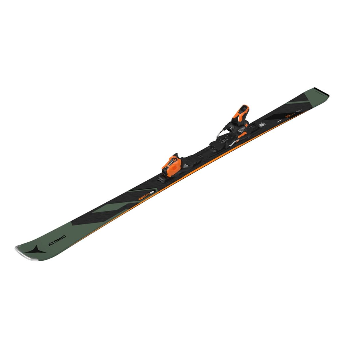 Atomic лыжи горные E Redster Q6 Pt + E Mi 12 Gw black-orange — изображение 2